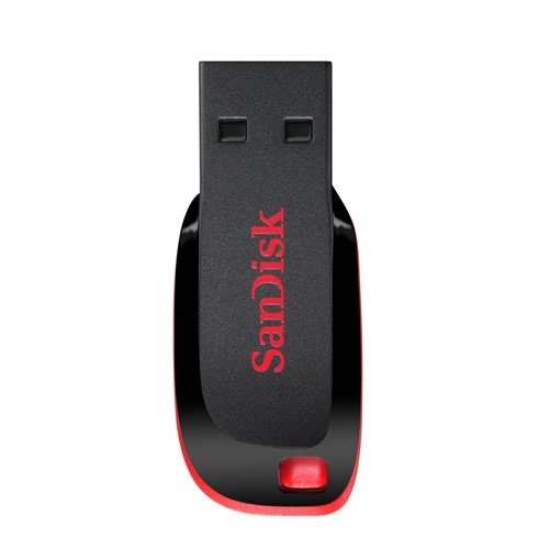 SANDISK 64GB USB 2.0 Cruzer Blade SDCZ50-064G-B35 Siyah Taşınabilir Bellek resmi