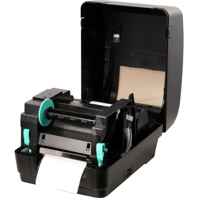 FLEXYPOS FP Q3A 4" TERMAL VE RİBONLU ETİKET YAZICI (USB+RS232) - SİYAH resmi